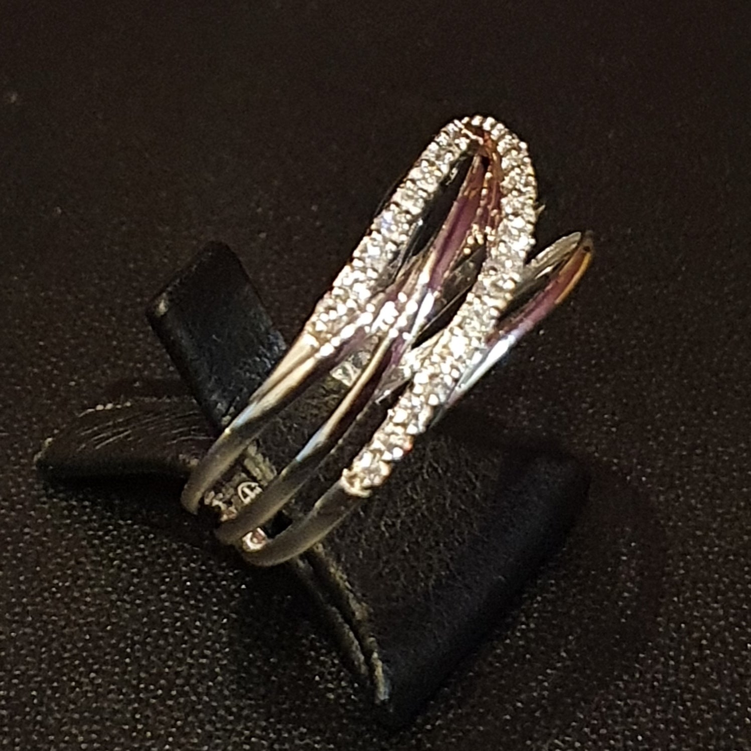 Bague Diamants  OR BLANC 750/1000 - Thomas Morel