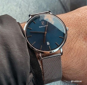 Montre Homme Echo 258L168 acier milanais argenté - Thomas Morel