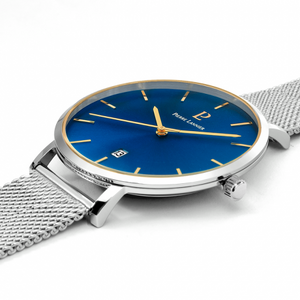Montre Homme Echo 258L168 acier milanais argenté - Thomas Morel