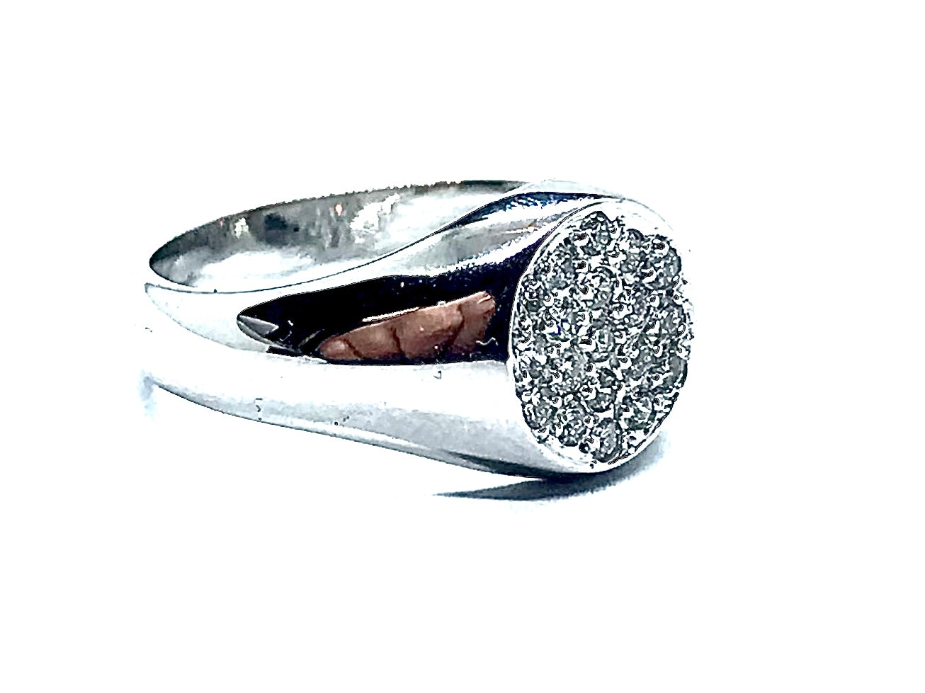 Chevalier pavage Diamants OR BLANC 750/1000 - Thomas Morel