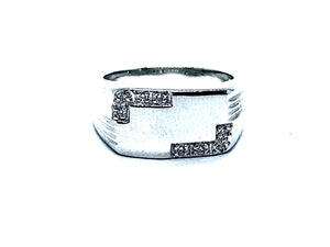 Chevalier pavage Diamants OR BLANC 750/1000 - Thomas Morel