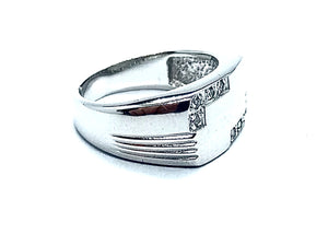 Chevalier pavage Diamants OR BLANC 750/1000 - Thomas Morel