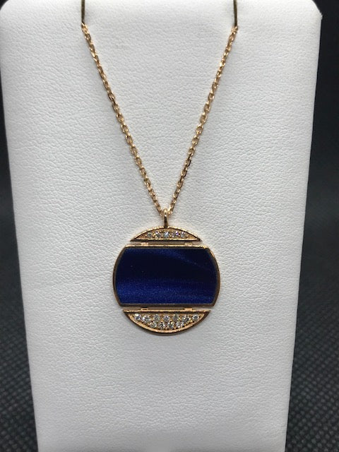 COLLIER CLOZEAU OR ROSE 750/1000