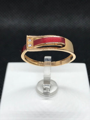 Bague CLOZEAU Or Rose et Diamant 750/1000