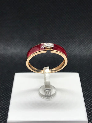 Bague CLOZEAU Or Rose et Diamant 750/1000