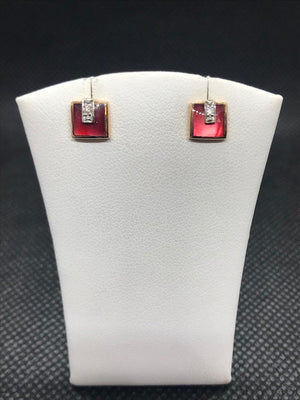 BOUCLE D'OREILLES CLOZEAU OR ROSE 750/1000