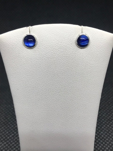 BOUCLE D'OREILLES CLOZEAU OR BLANC 750/1000