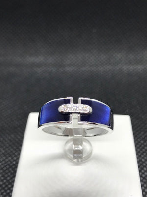 Bague CLOZEAU OR BLANC 750/1000