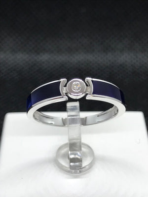 Bague CLOZEAU OR BLANC 750/1000