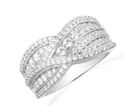 Bague diamants diamants OR BLANC 750/1000 - Thomas Morel